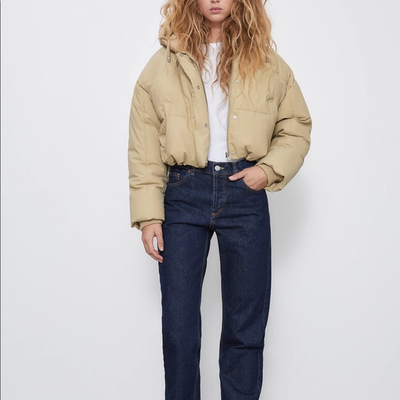 Zara Elastic Trim Padded Jacket - Picture 7 of 15